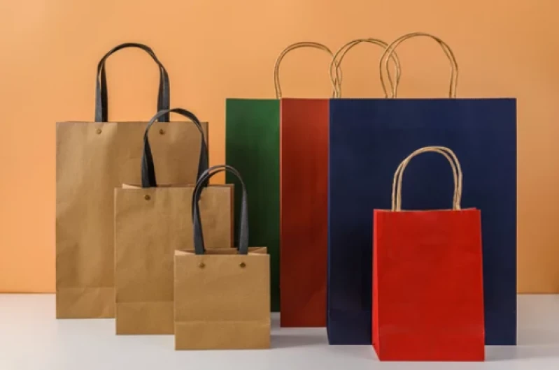 embalagem de papel pardo