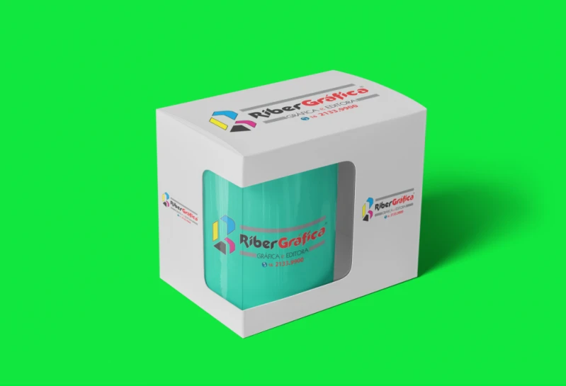 embalagem para caneca personalizada
